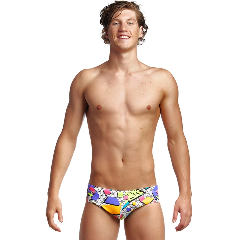 Funky Trunks - Jumbled Up - Mens Classic Briefs 3 Funky Trunks - Jumbled Up - Mens Classic Briefs