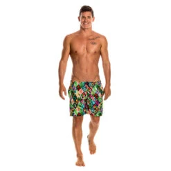 Funky Trunks - Jungle Jam Long Johnny Mens Short -Swimwear Haven Shop funky trunks jungle jam long johnny mens short 3