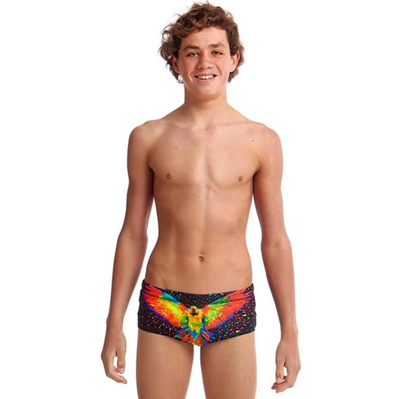 Funky Trunks - King Parrot - Boys Classic Trunks 3 Funky Trunks - King Parrot - Boys Classic Trunks