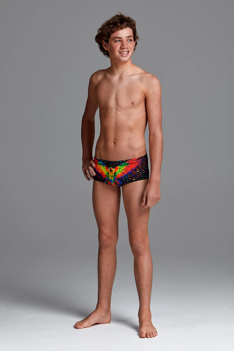 Funky Trunks - King Parrot - Boys Classic Trunks 6 Funky Trunks - King Parrot - Boys Classic Trunks - Image 4