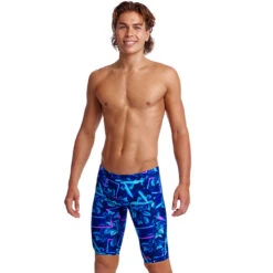 Funky Trunks - Leaf Laser - Mens Training Jammers -Swimwear Haven Shop funky trunks leaf laser mens training jammers 4