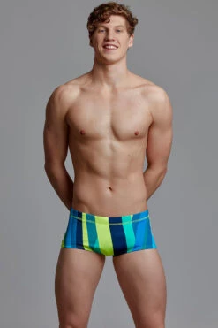 Funky Trunks - Light Sabre - Mens Plain Front Trunks -Swimwear Haven Shop funky trunks light sabre mens plain front trunks 3