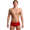 Funky Trunks - Still Red - Mens Plain Front Trunks 1 Funky Trunks - Still Red - Mens Plain Front Trunks -Swimwear Haven Shop funky trunks mens still red plain front trunks 1
