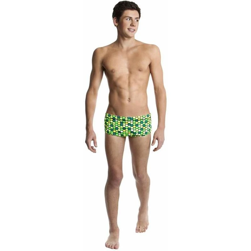 Funky Trunks - Golden Honeycomb Mens Classic Trunk 5 Funky Trunks - Golden Honeycomb Mens Classic Trunk - Image 3