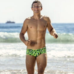 Funky Trunks - Golden Honeycomb Mens Classic Trunk 12 Funky Trunks - Golden Honeycomb Mens Classic Trunk -Swimwear Haven Shop funky trunks mens swimwear classic trunk golden honeycomb 5