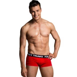 Funky Trunks - Still Red - Mens Underwear Trunks