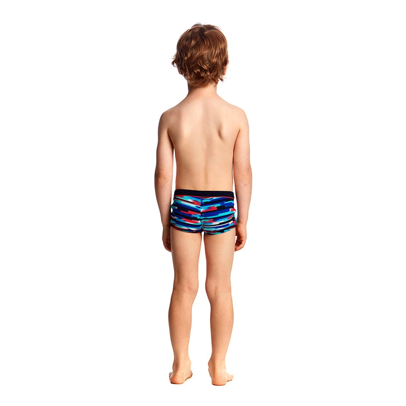 Funky Trunks - Meshed Up Toddler Boys Square Trunks 5 Funky Trunks - Meshed Up Toddler Boys Square Trunks - Image 3