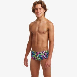 Funky Trunks - Messed Up - Boys Sidewinder Trunks 11 Funky Trunks - Messed Up - Boys Sidewinder Trunks -Swimwear Haven Shop funky trunks messed up boys sidewinder trunks 4