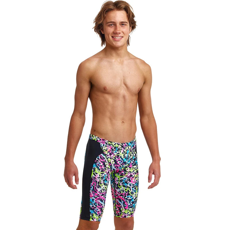 Funky Trunks - Messed Up - Boys Training Jammers 3 Funky Trunks - Messed Up - Boys Training Jammers