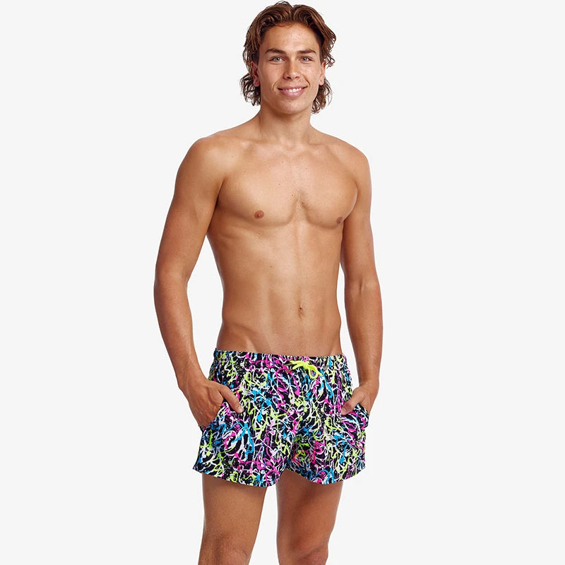 Funky Trunks - Messed Up - Mens Shorty Shorts Short 6 Funky Trunks - Messed Up - Mens Shorty Shorts Short - Image 4
