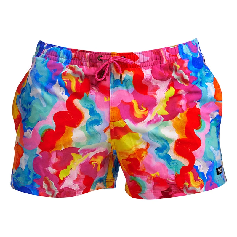 Funky Trunks - Messy Monet - Mens Shorty Shorts Short 4 Funky Trunks - Messy Monet - Mens Shorty Shorts Short - Image 2