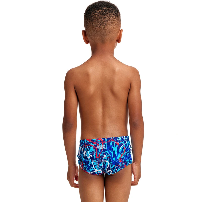 Funky Trunks - Mr Squiggle - Toddlers Boys Printed Trunks 5 Funky Trunks - Mr Squiggle - Toddlers Boys Printed Trunks - Image 3