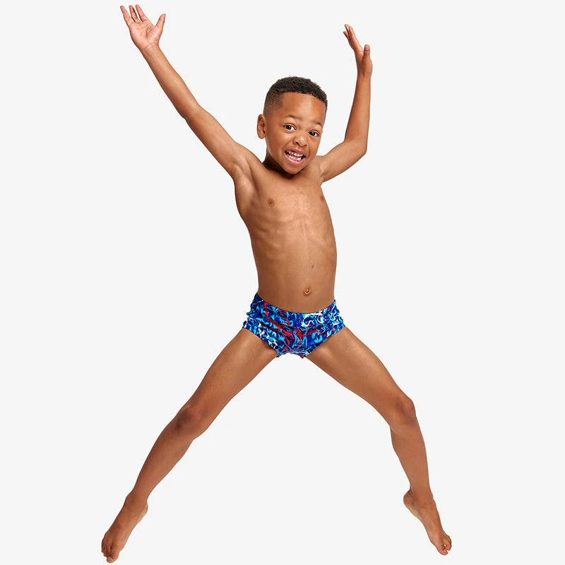 Funky Trunks - Mr Squiggle - Toddlers Boys Printed Trunks 7 Funky Trunks - Mr Squiggle - Toddlers Boys Printed Trunks - Image 5