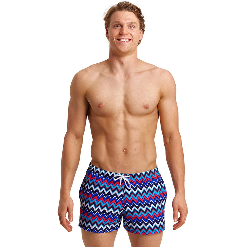 Funky Trunks - Nautical Mile - Mens Shorty Shorts Short 3 Funky Trunks - Nautical Mile - Mens Shorty Shorts Short