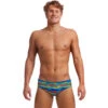 Funky Trunks - No Cheating - Mens Eco Classic Briefs 1 Funky Trunks - No Cheating - Mens Eco Classic Briefs -Swimwear Haven Shop funky trunks no cheating mens eco classic briefs 1