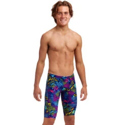 Funky Trunks - Oyster Saucy - Boys Training Jammers -Swimwear Haven Shop funky trunks oyster saucy boys training jammers 5