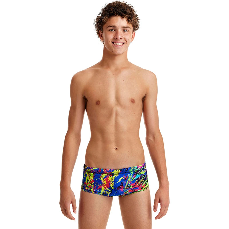 Funky Trunks - Paint Smash - Boys Sidewinder Trunks 3 Funky Trunks - Paint Smash - Boys Sidewinder Trunks