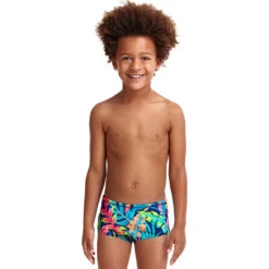 Funky Trunks - Palm Off - Toddler Boys Eco Printed Trunks