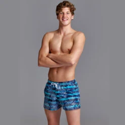 Funky Trunks - Palm Pilot - Mens Shorty Shorts Short -Swimwear Haven Shop funky trunks palm pilot mens shorty shorts short 4