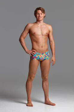 Funky Trunks - Panel Pop - Mens Classic Trunks -Swimwear Haven Shop funky trunks panel pop mens classic trunks 4