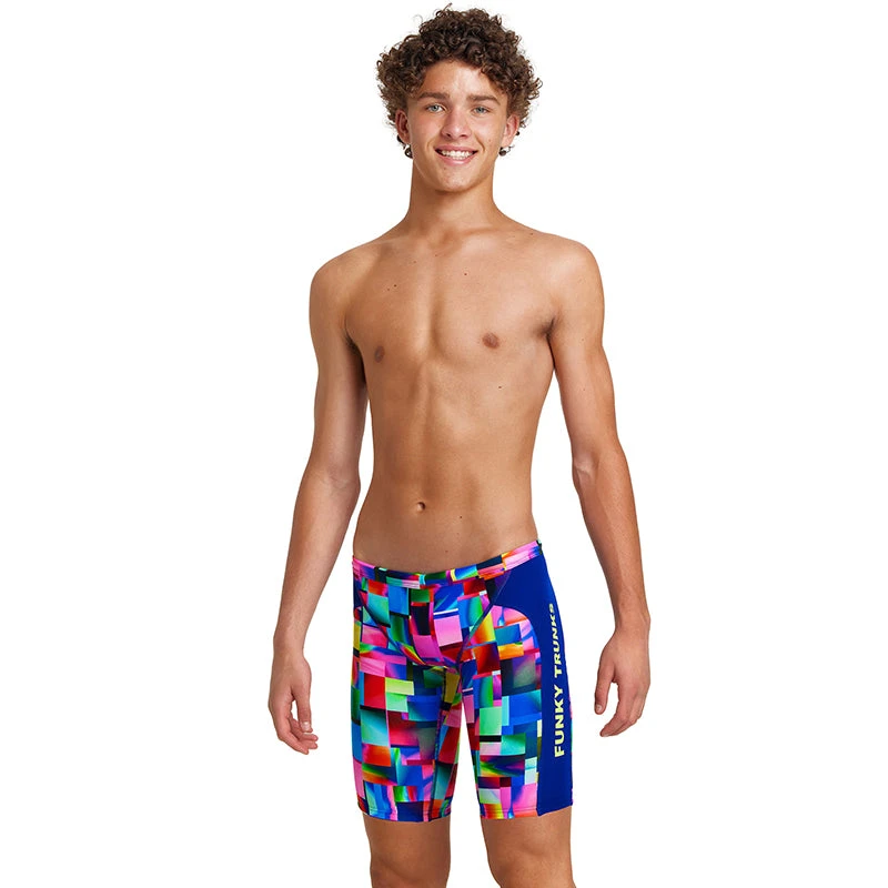 Funky Trunks - Patch Panels - Boys Training Jammers 3 Funky Trunks - Patch Panels - Boys Training Jammers