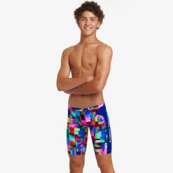 Funky Trunks - Patch Panels - Boys Training Jammers 12 Funky Trunks - Patch Panels - Boys Training Jammers -Swimwear Haven Shop funky trunks patch panels boys training jammers 5