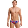 Funky Trunks - Patch Panels - Mens Classic Briefs -Swimwear Haven Shop funky trunks patch panels mens classic briefs 1