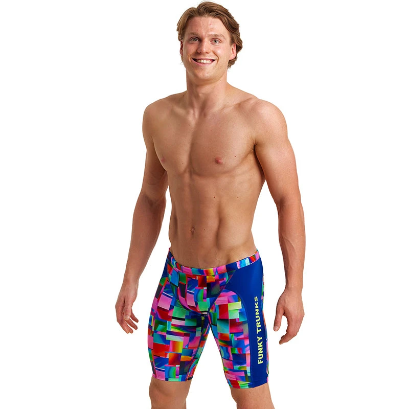 Funky Trunks - Patch Panels - Mens Training Jammers 2 Funky Trunks - Patch Panels - Mens Training Jammers