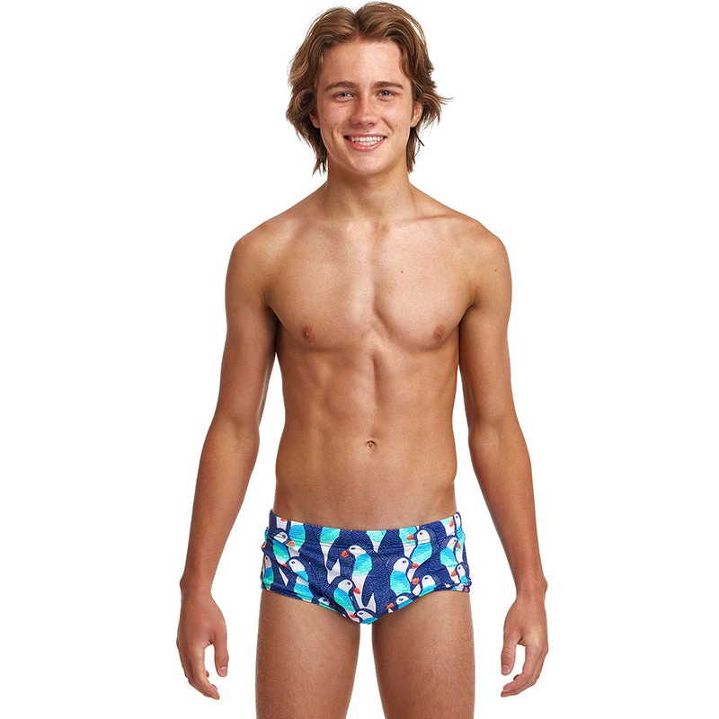 Funky Trunks - Pengoo Parade - Boys Sidewinder Trunks 3 Funky Trunks - Pengoo Parade - Boys Sidewinder Trunks