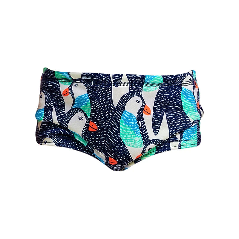 Funky Trunks - Pengoo Parade - Toddler Boys Printed Trunks 4 Funky Trunks - Pengoo Parade - Toddler Boys Printed Trunks - Image 2