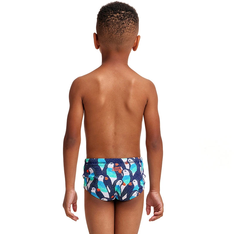 Funky Trunks - Pengoo Parade - Toddler Boys Printed Trunks 5 Funky Trunks - Pengoo Parade - Toddler Boys Printed Trunks - Image 3