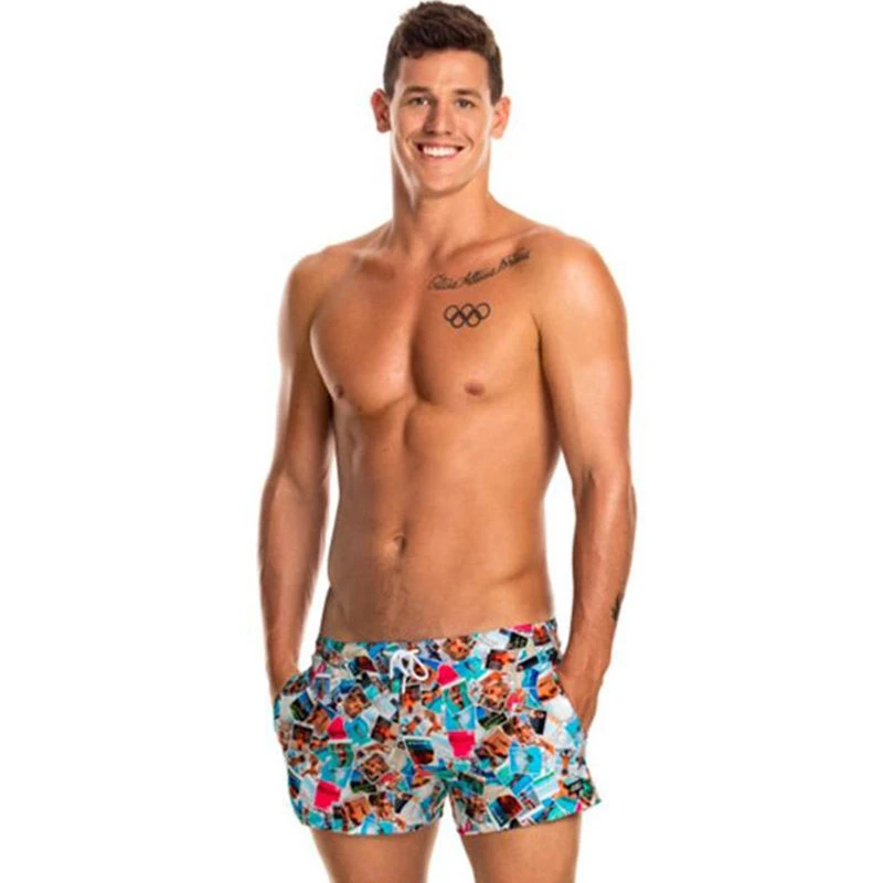 Funky Trunks - Pic Mix Mens Shorty Shorts Short 3 Funky Trunks - Pic Mix Mens Shorty Shorts Short