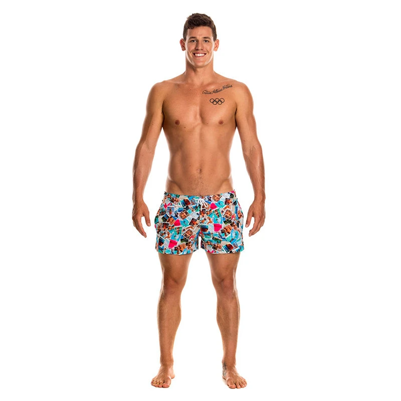 Funky Trunks - Pic Mix Mens Shorty Shorts Short 6 Funky Trunks - Pic Mix Mens Shorty Shorts Short - Image 4