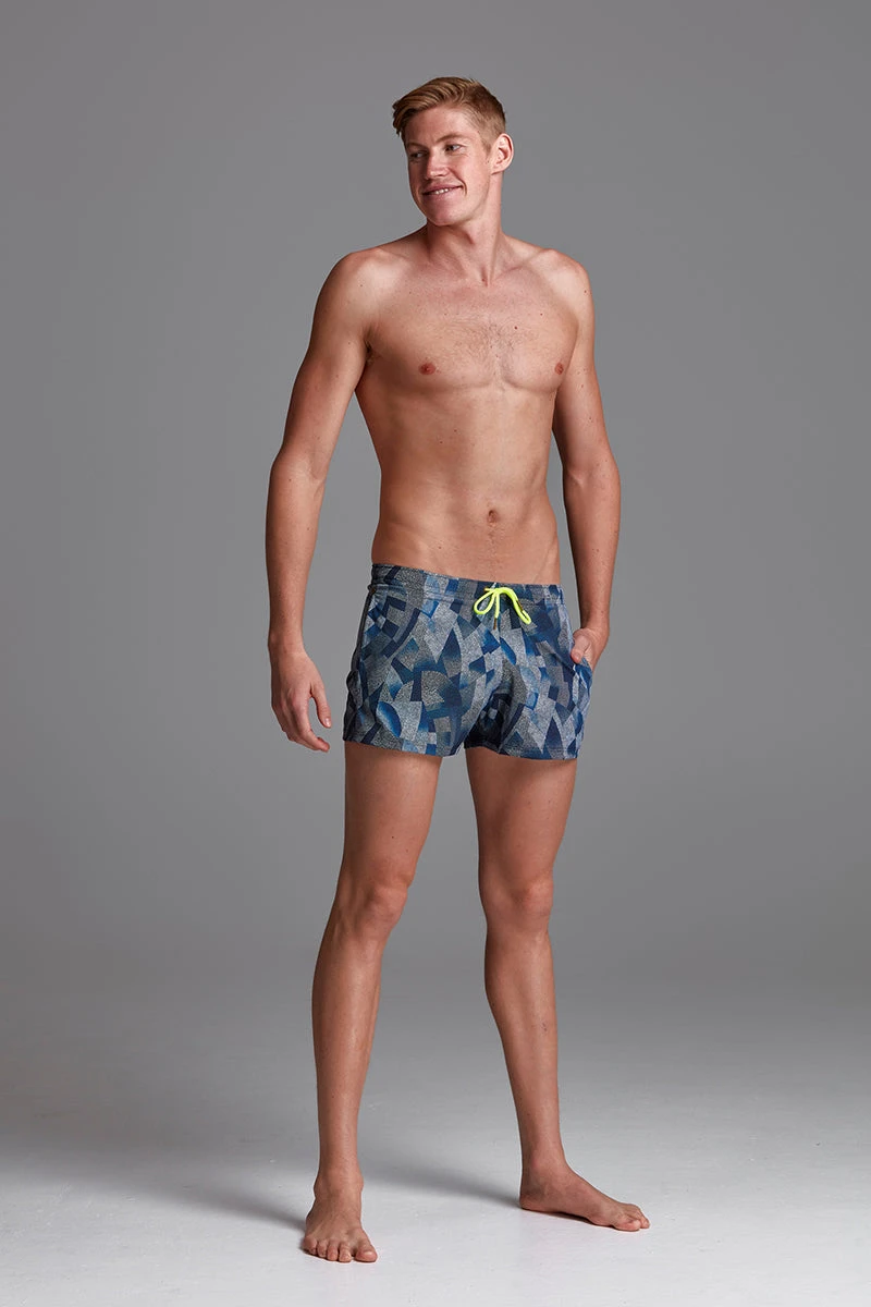 Funky Trunks - Pointillism - Mens Shorty Shorts 6 Funky Trunks - Pointillism - Mens Shorty Shorts - Image 4