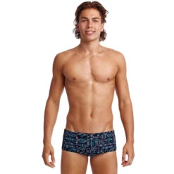Funky Trunks - Pooped - Mens Eco Sidewinder Trunks