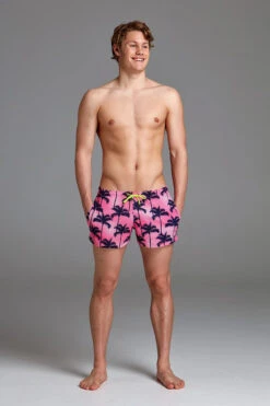 Funky Trunks - Pop Palms - Mens Shorty Shorts Short -Swimwear Haven Shop funky trunks pop palms mens shorty shorts short 5