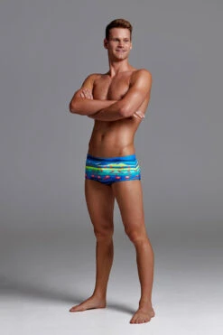 Funky Trunks - Prancercise - Mens Plain Front Trunks -Swimwear Haven Shop funky trunks prancercise mens plain front trunks 3