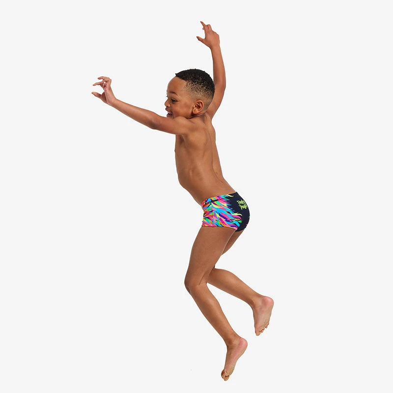 Funky Trunks - Pride Power - Toddler Boys Printed Trunks 7 Funky Trunks - Pride Power - Toddler Boys Printed Trunks - Image 5