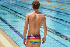 Funky Trunks - Rainbow Racer - Men's Classic Briefs -Swimwear Haven Shop funky trunks rainbow racer mens classic briefs 5