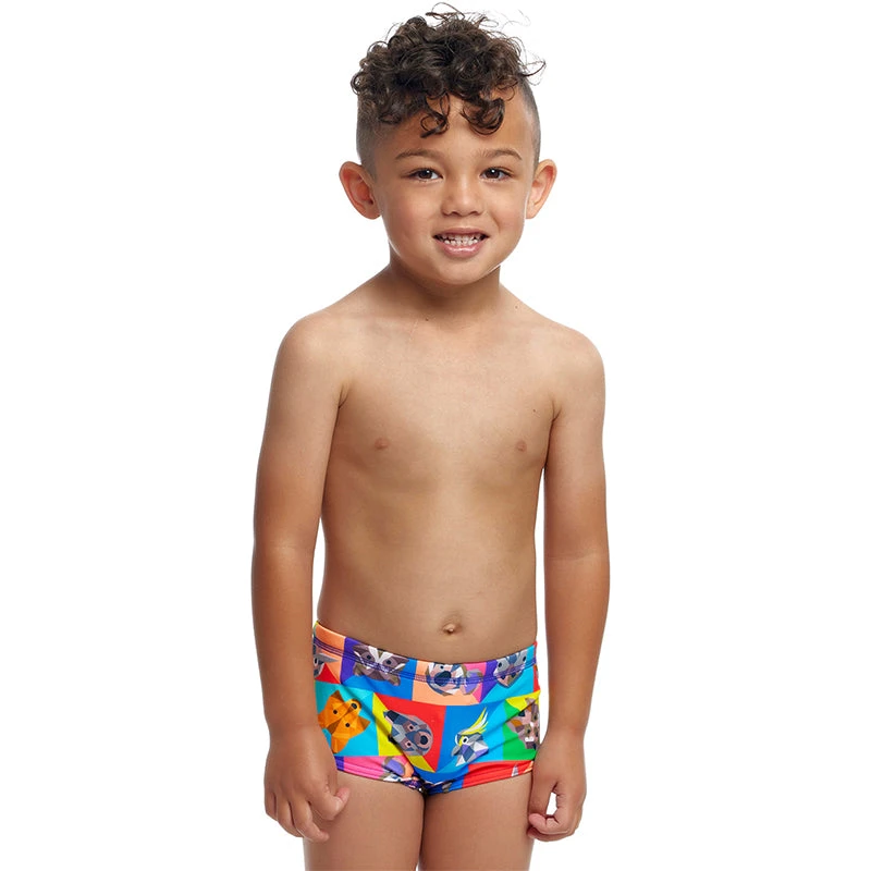 Funky Trunks - Rat Pack - Toddler Boys Printed Trunks 3 Funky Trunks - Rat Pack - Toddler Boys Printed Trunks