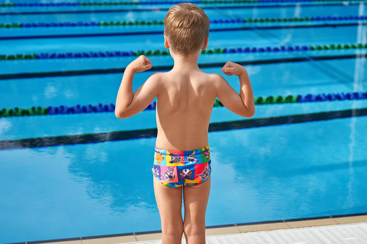Funky Trunks - Rat Pack - Toddler Boys Printed Trunks 8 Funky Trunks - Rat Pack - Toddler Boys Printed Trunks - Image 6