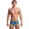 Funky Trunks - Sea Spray Mens Classic Briefs 1 Funky Trunks - Sea Spray Mens Classic Briefs -Swimwear Haven Shop funky trunks sea spray mens classic briefs 1