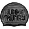 Funky Trunks - Silver Lines - Silicone Swimming Cap -Swimwear Haven Shop funky trunks silver lines silicone swimming cap
