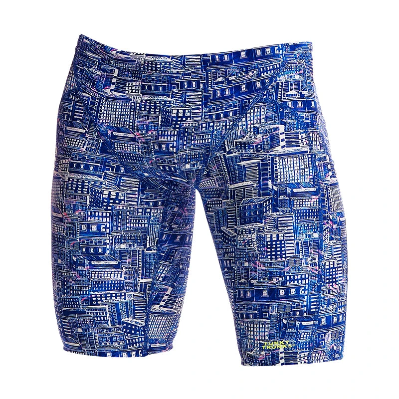 Funky Trunks - Sky City - Mens Training Jammers 4 Funky Trunks - Sky City - Mens Training Jammers - Image 2
