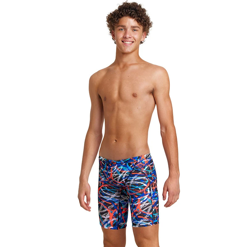 Funky Trunks - Spin Doctor - Boys Training Jammers 3 Funky Trunks - Spin Doctor - Boys Training Jammers