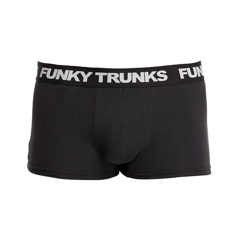 Funky Trunks - Still Black Mens Underwear Trunks 4 Funky Trunks - Still Black Mens Underwear Trunks - Image 2