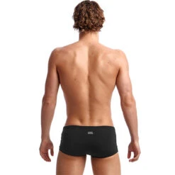 Funky Trunks - Still Black - Mens Plain Front Trunks -Swimwear Haven Shop funky trunks still black solid mens plain front trunks 3