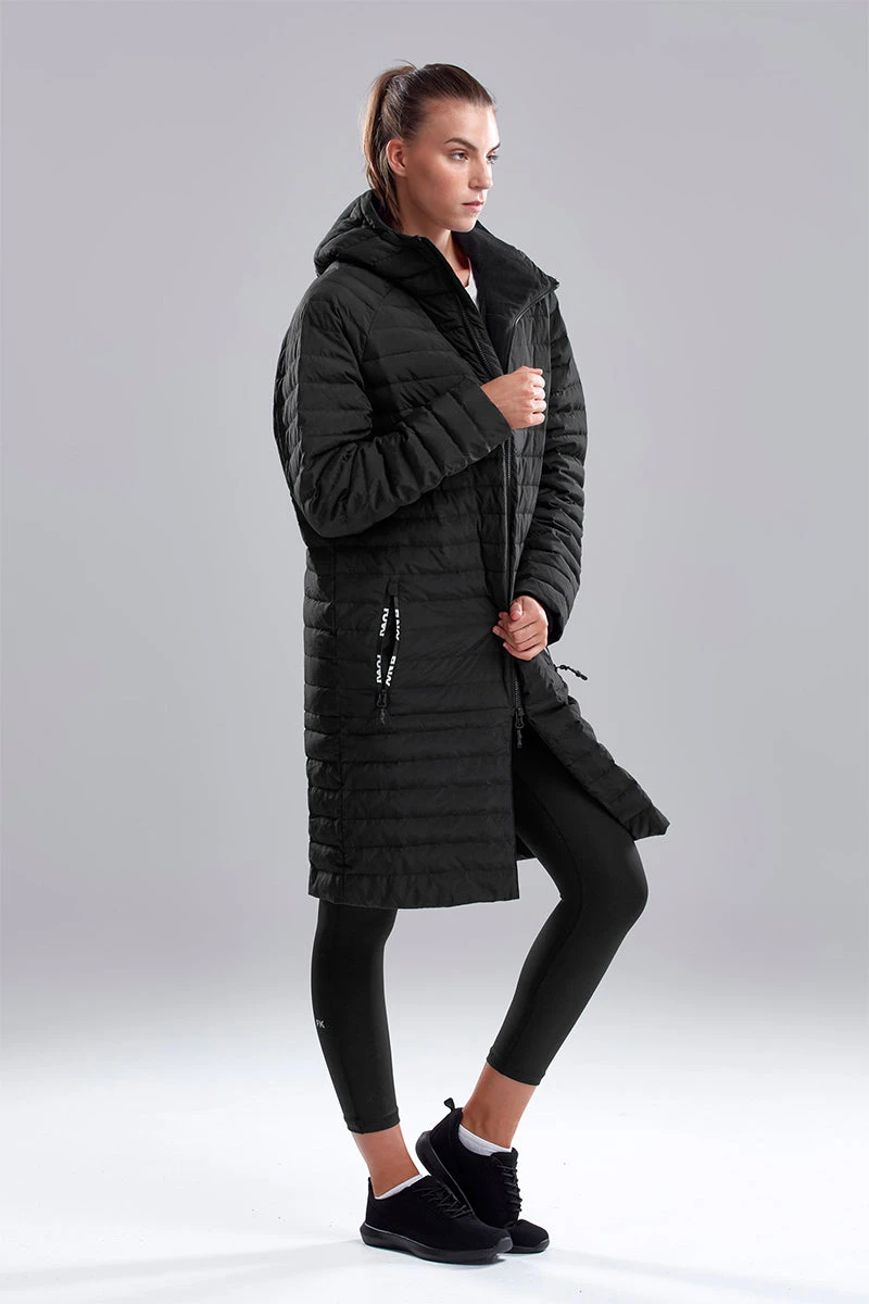 Funky Trunks - Still Black - Unisex Puff Daddy Deck Coat Jacket 4 Funky Trunks - Still Black - Unisex Puff Daddy Deck Coat Jacket - Image 2