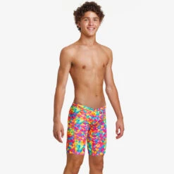 Funky Trunks - Stroke Rate - Boys Training Jammers -Swimwear Haven Shop funky trunks stroke rate boys training jammers 5
