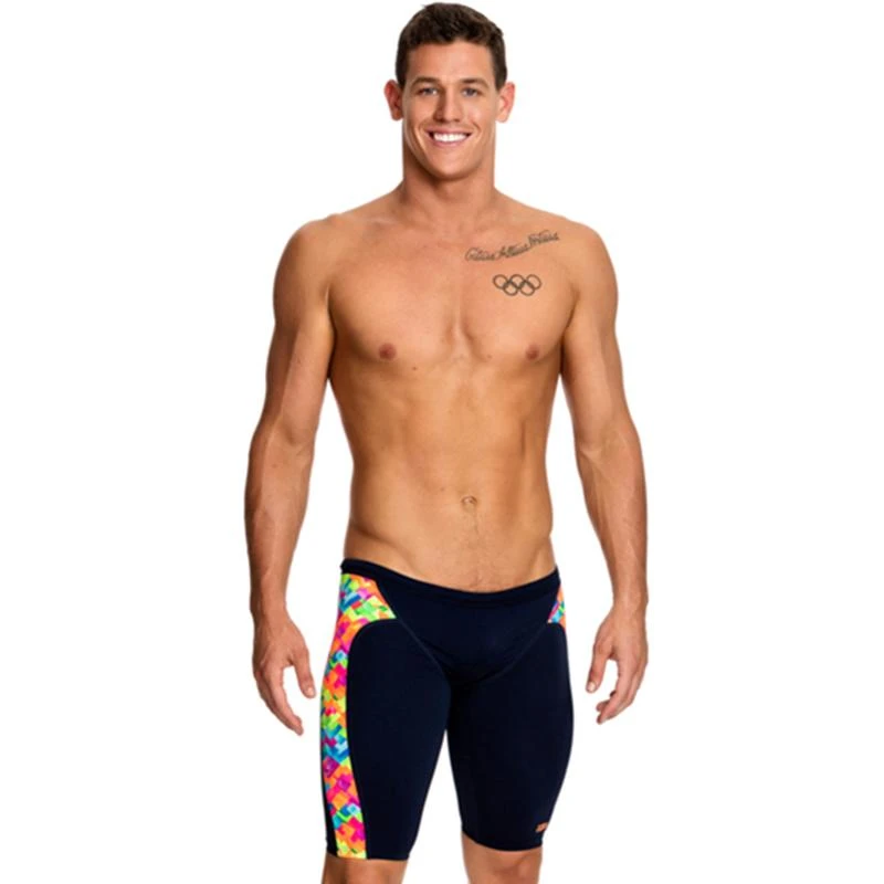 Funky Trunks - Stroke Rate Navy - Boys Training Jammers 3 Funky Trunks - Stroke Rate Navy - Boys Training Jammers